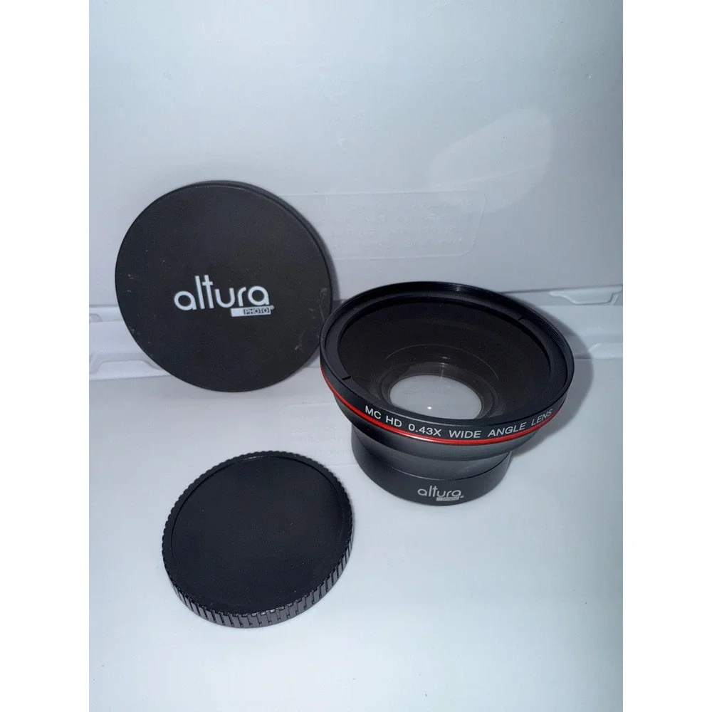 Altura Photo MC HD 0.43X Wide Angle Lens with Macro 52mm Filter Thread Black